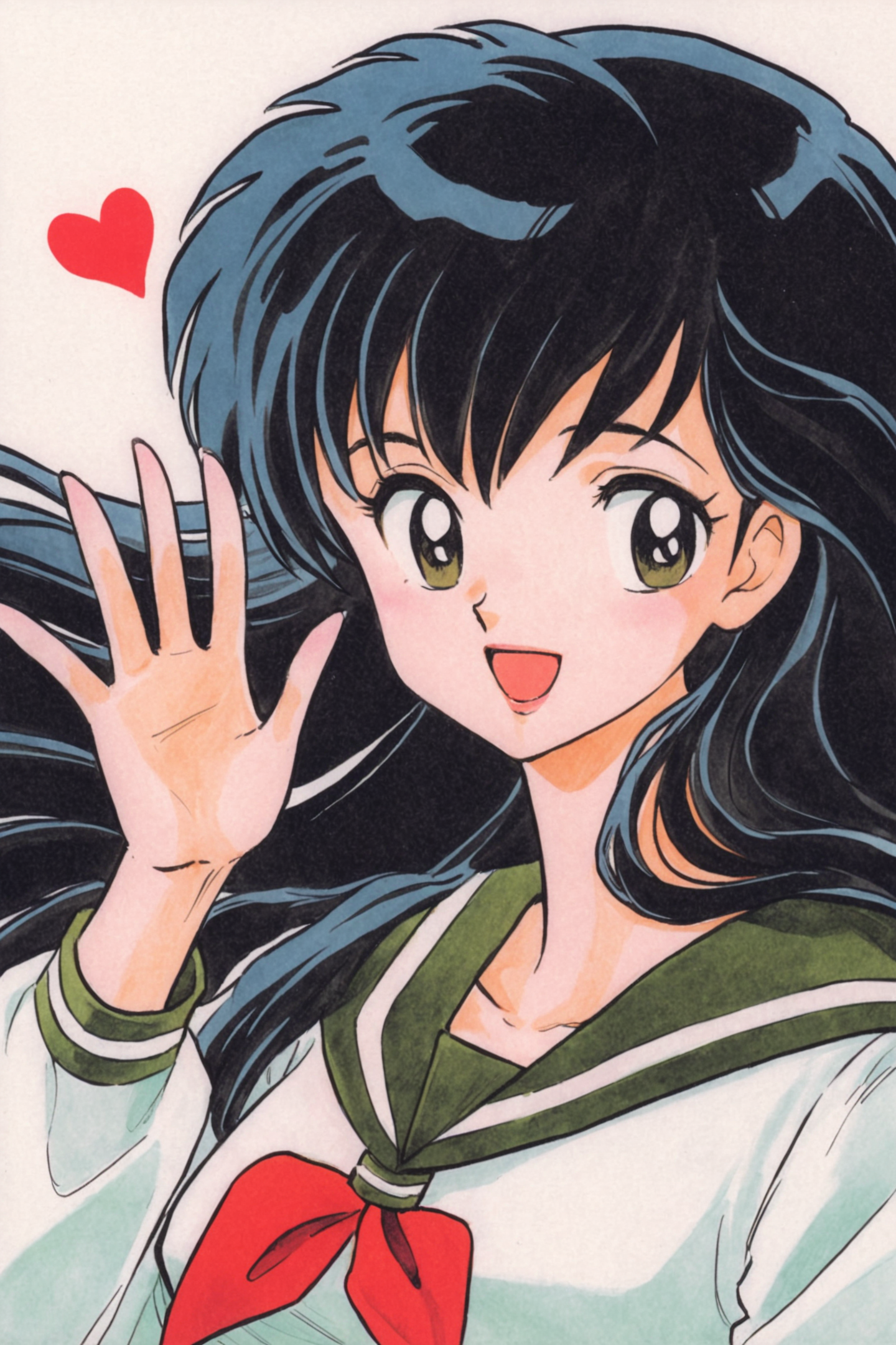 29130-923213705-Higurashi Kagome,1girl,solo,school uniform,long hair,retro artstyle,white background,black hair,smile,simple background,open mou.png